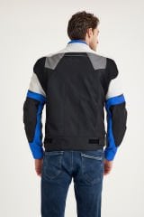 Scudo Santiago Mavi Yazlık Fileli Erkek Motosiklet Montu