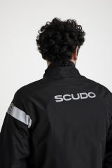 Scudo Peru Siyah Üst Motosiklet Yağmurluğu - XS