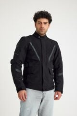 Scudo Alaska Cordura Siyah Kışlık Erkek Motosiklet Montu 2XL