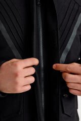 Scudo Alaska Cordura Siyah Kışlık Erkek Motosiklet Montu 2XL