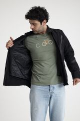 Scudo Alaska Cordura Siyah Kışlık Erkek Motosiklet Ceketi - L