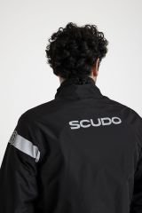 Scudo Peru Siyah Üst Motosiklet Yağmurluğu - 2XL
