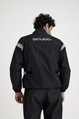 Scudo Peru Siyah Üst Motosiklet Yağmurluğu - XL