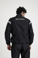 Scudo Peru Siyah Üst Motosiklet Yağmurluğu 6XL