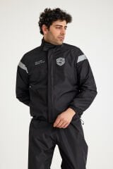 Scudo Peru Siyah Üst Motosiklet Yağmurluğu