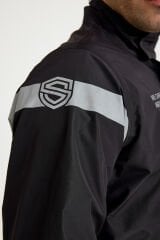 Scudo Peru Siyah Üst Motosiklet Yağmurluğu