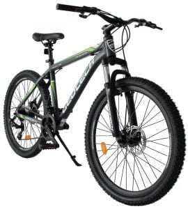 Geotech Mode 26 Econ 3 26 Jant 24 Vites Dağ Bisikleti - Gri/Yeşil - 46 cm