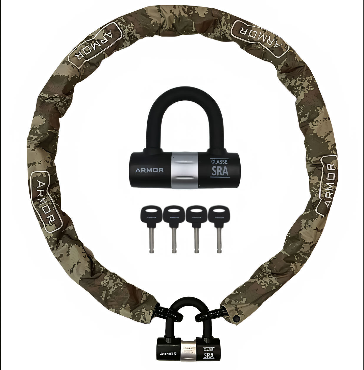 Armor 710MV 180cm X 10mm Zincir U Bar Motosiklet Kiliti