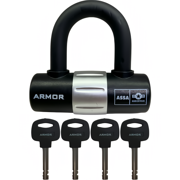 Armor 780MV 10x10cm 12mm Kelepçe Çelik U Bar Motosiklet Kiliti