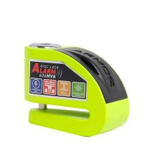 Armor 606MVA 6mm 120 Desibel Alarmlı Disk Kilidi Yeşil