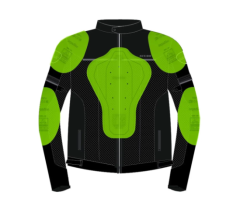 Scudo Milano Mavi Yazlık Fileli Erkek Motosiklet Ceketi - 3XL