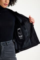 Scudo Lisbon 4 Mevsim Kadın Motosiklet Montu Siyah/Gri