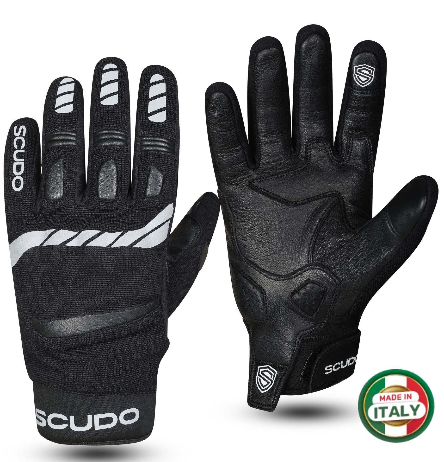 Scudo Parma 2 Dokunmatik 4 Mevsim Motosiklet Eldiveni - M