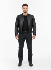 Scudo Dublin 2 Kevlar Motosiklet Kot Pantolonu Siyah