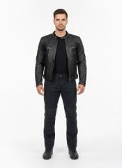 Scudo Dublin 2 Kevlar Motosiklet Kot Pantolonu Siyah