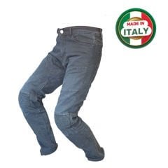 Scudo Dublin 2 Kevlar Motosiklet Kot Pantolonu Mavi