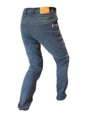 Scudo Dublin 2 Kevlar Motosiklet Kot Pantolonu Mavi